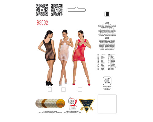 Бодистокинг Passion BS092 red