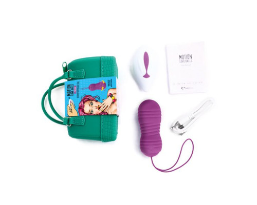 Вагінальні кульки з перлинним масажем FeelzToys Motion Love Balls Foxy