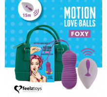 Вагінальні кульки з перлинним масажем FeelzToys Motion Love Balls Foxy