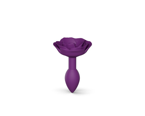 Силіконова анальна пробка Love To Love OPEN ROSES S SIZE - PURPLE RAIN