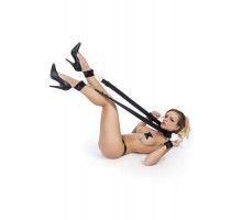 Фіксатори для ніг і рук Fetish Tentation Neck, Wrist and Ankle Strap з маскою на очі