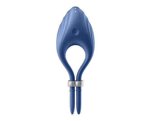 Ерекційне віброкільце лассо Satisfyer Duelist Blue, 10 режимів, потужний мотор