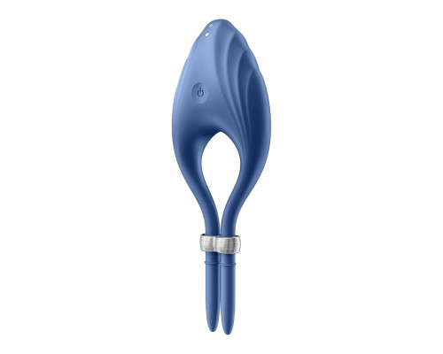 Ерекційне віброкільце лассо Satisfyer Duelist Blue, 10 режимів, потужний мотор