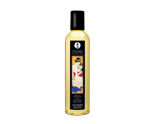 Масажна олія Shunga Adorable – Coconut thrills (250 мл) натуральна зволожувальна