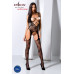 Откровенный бодистокинг с глубоким декольте Passion BS075 black