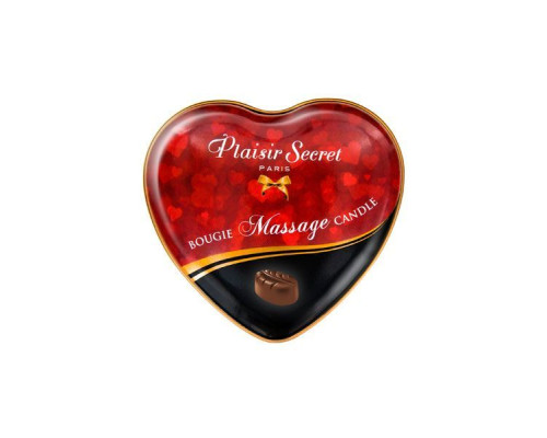 Масажна свічка серце Plaisirs Secrets Chocolate (35 мл)