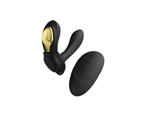 Смарт-вібратор у трусики Zalo — AYA Obsidian Black, насадка та пульт ДК