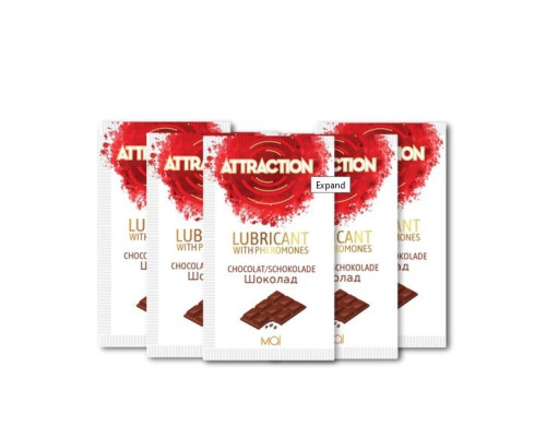 Пробник лубриканта з феромонами MAI ATTRACTION LUBS CHOCOLATE (10 мл)