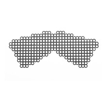 Маска на обличчя Bijoux Indiscrets - Erika Mask, вінілова, клейове кріплення, без зав'язок
