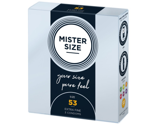 Презервативы Mister Size 53 (3 pcs)