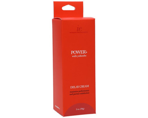 Потужний крем-пролонгатор з екстрактом Йохимбе Doc Johnson Power+with Yohimbe Delay Cream For Men