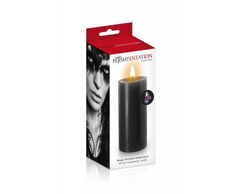 БДСМ свічка низькотемпературна Fetish Tentation SM Low Temperature Candle Black