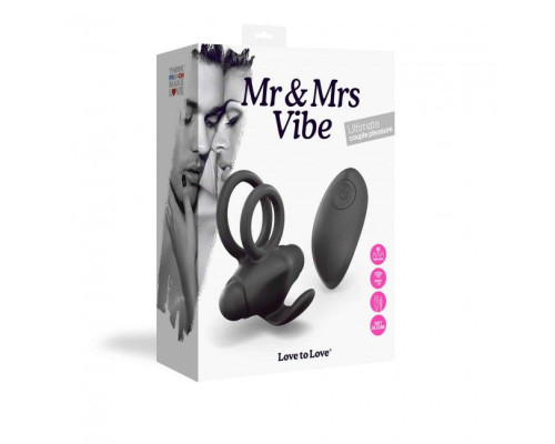 Эрекционное виброкольцо Love To Love Mr & Mrs VIBE с пультом д/у