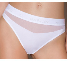 Трусики з прозорою вставкою Passion PS006 PANTIES white, size S