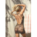 Leg Avenue Strappy Lace mini dress OS Black