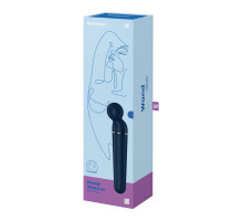 Вібромасажер мікрофон Satisfyer Planet Wand-er Blue/Rosegold