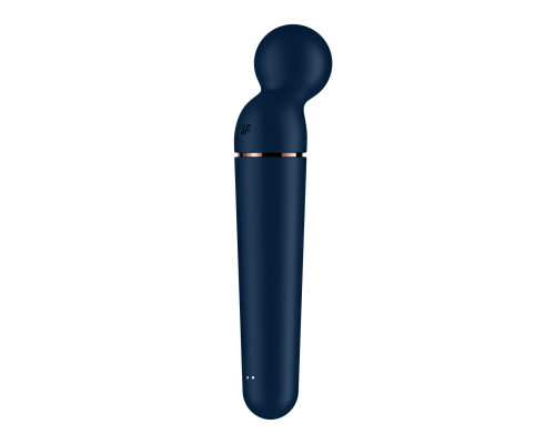 Вібромасажер мікрофон Satisfyer Planet Wand-er Blue/Rosegold