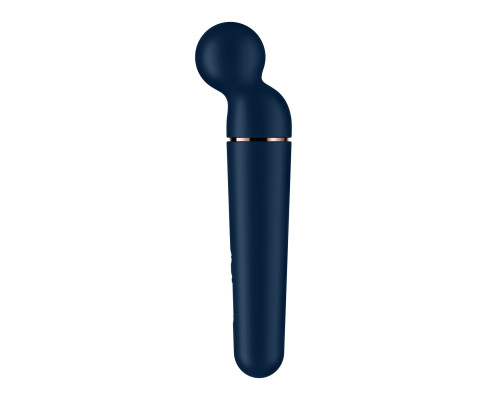 Вібромасажер мікрофон Satisfyer Planet Wand-er Blue/Rosegold