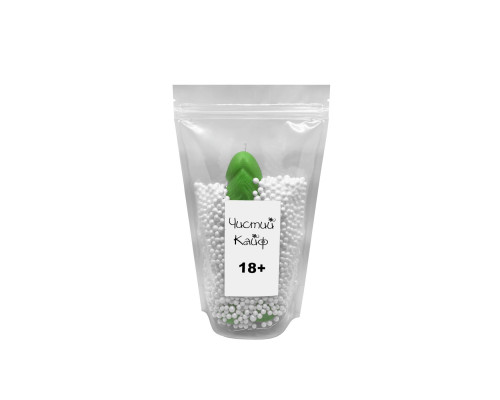 Свічка у вигляді члена Чистий Кайф Green size L, для збуджувальної атмосфери