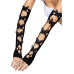 Leg Avenue Butterfly applique arm warmers Black