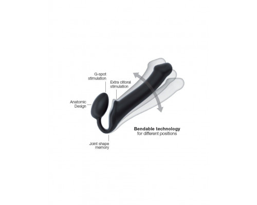 Безремневой страпон Strap-On-Me Flesh XL, полностью регулируемый, диаметр 4,5см