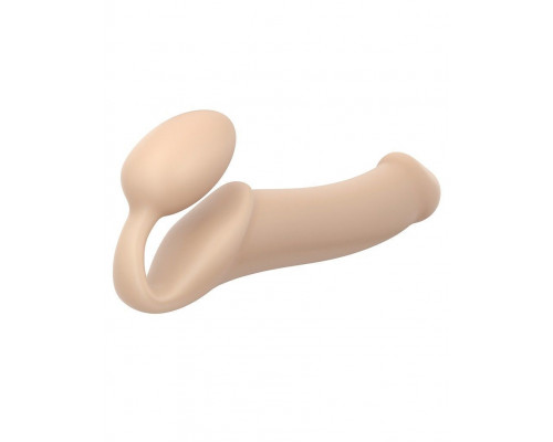 Безремневой страпон Strap-On-Me Flesh XL, полностью регулируемый, диаметр 4,5см