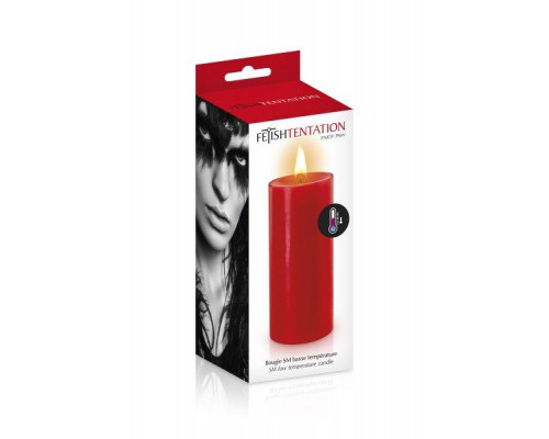 БДСМ cвічка низькотемпературна Fetish Tentation SM Low Temperature Candle Red