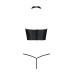GENEVIA SET WITH OPEN BRA black S/M - Passion