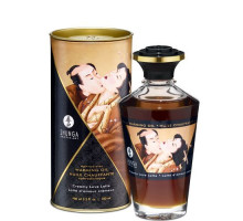 Розігрівальна олія Shunga Aphrodisiac Warming Oil – Creamy Love Latte (100 мл) без цукру, смачна
