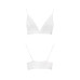 Еластичний топ з мереживом Passion PS001 TOP white, size M