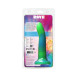 Фалоімітатор, що світиться у темряві, ADDICTION - Rave - 8" Glow in the Dark Dildo - Blue Green