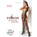 Ажурный бодистокинг с чулками Passion BS082 black