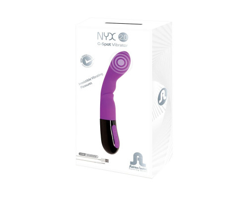 Вібратор Adrien Lastic Nyx 2.0 стимуляція точки G і входу в піхву, що перезаряджається