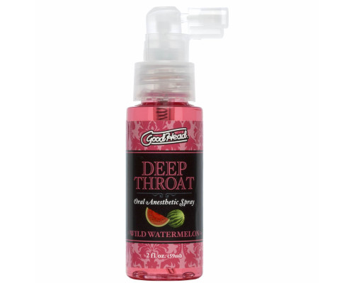 Спрей для мінету Doc Johnson GoodHead DeepThroat Spray - Watermelon 59 мл для глибокого мінету