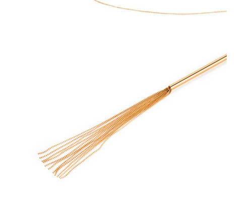 Ланцюжок батіг на шию Bijoux Indiscrets MAGNIFIQUE Necklace Whip - Gold, прикраса для тіла