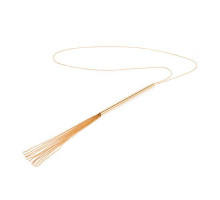 Ланцюжок батіг на шию Bijoux Indiscrets MAGNIFIQUE Necklace Whip - Gold, прикраса для тіла