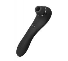 Вібратор і вакуумний стимулятор Alive Midnight Quiver Black - іграшка 2 в 1