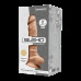 Фалоімітатор SilexD Vetus Flesh (MODEL 1 size 8in), двошаровий, силікон + Silexpan, діаметр 4,2см