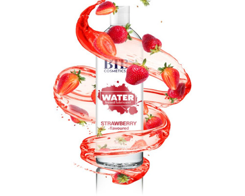 Змазка на водній основі BTB FLAVORED STRAWBERRY з ароматом полуниці (250 мл)