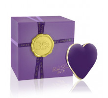 Вібратор-серце Rianne S: Heart Vibe Purple, 10 режимів роботи, медичний силікон, подарункова упаковк