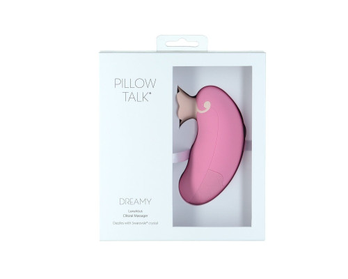 Розкішний вакуумний кліторальний стимулятор Pillow Talk - Dreamy Pink із кристалом Swarovski