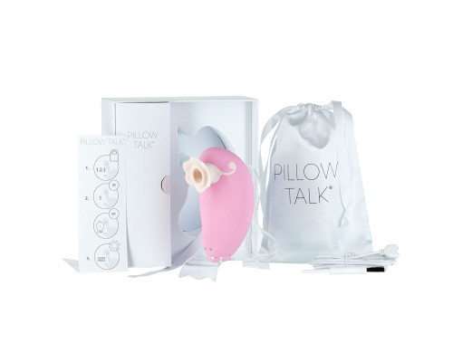 Розкішний вакуумний кліторальний стимулятор Pillow Talk - Dreamy Pink із кристалом Swarovski