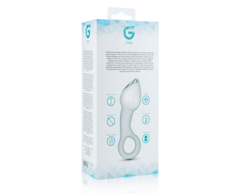 Скляний стимулятор простати Gildo Glass Prostate Plug No. 13