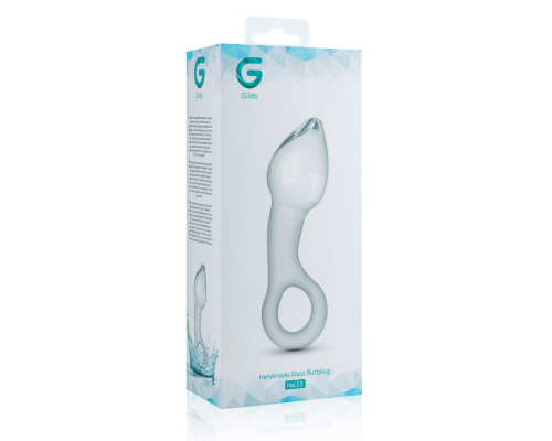 Скляний стимулятор простати Gildo Glass Prostate Plug No. 13