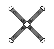 Хрестовина Bedroom Fantasies Hogtie 4 - Way Restraint Cross - Black