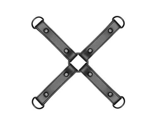 Хрестовина Bedroom Fantasies Hogtie 4 - Way Restraint Cross - Black