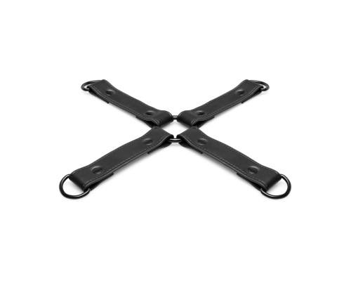 Хрестовина Bedroom Fantasies Hogtie 4 - Way Restraint Cross - Black