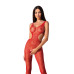 Эротический бодистокинг с рисунком Passion BS085 red