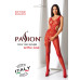 Эротический бодистокинг с рисунком Passion BS085 red