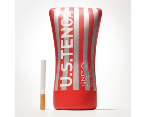 Мастурбатор Tenga US Soft Tube Cup (м’яка подушечка велика) стискається